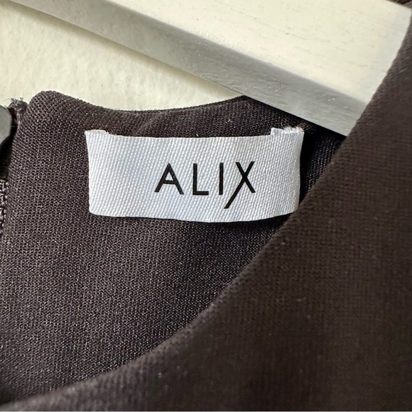 Alix NYC One Shoulder Black Bodysuit Size XS - Picture 3 of 6